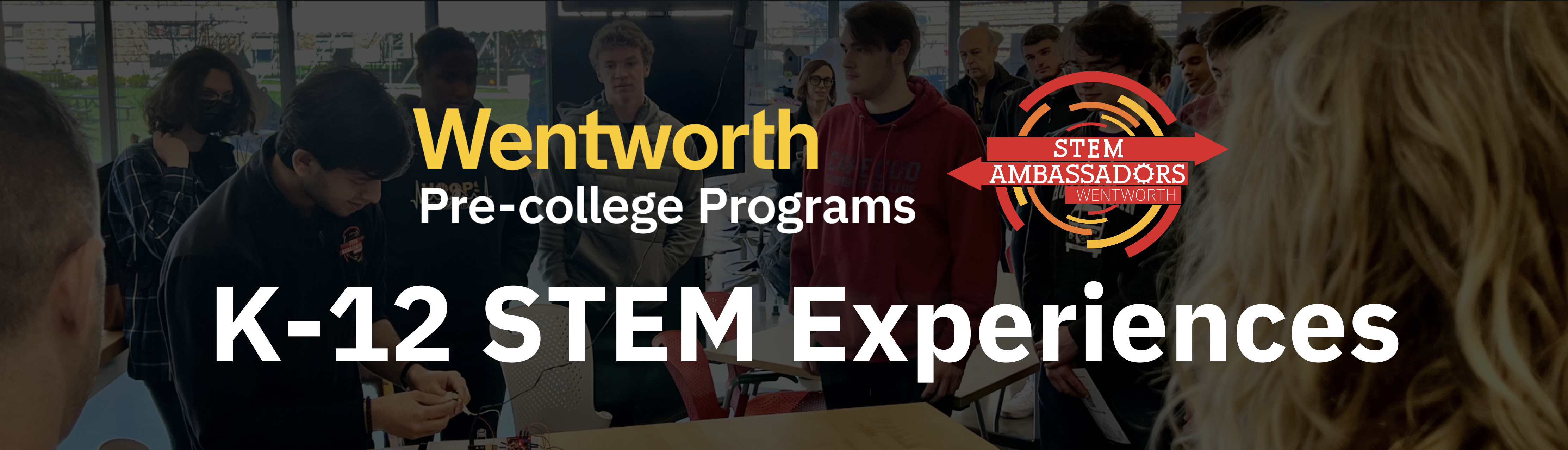 K-12 STEM Experiences hosted by Wentworth Pre-college Programs